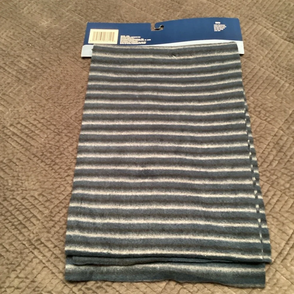 Juncture Men's Striped Fleece Scarf. 303